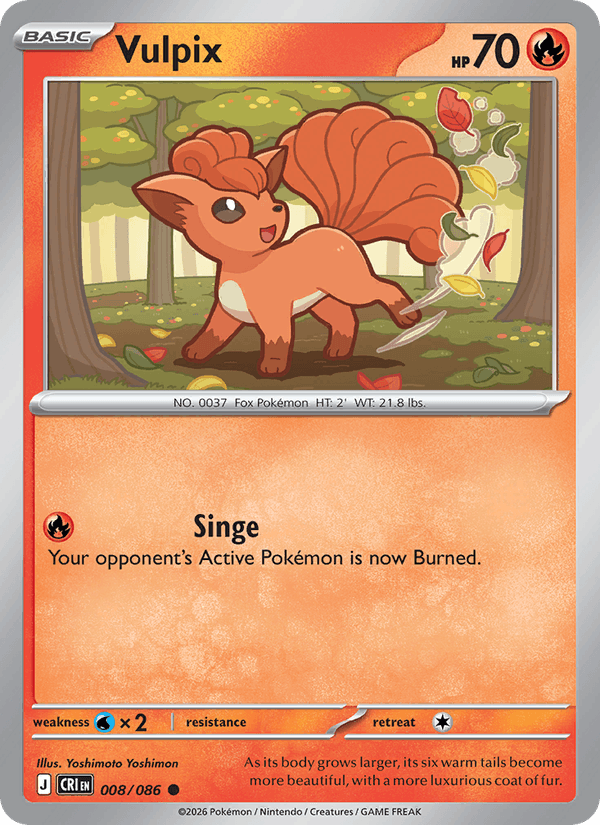 Vulpix - Chaos Rising 008/086
