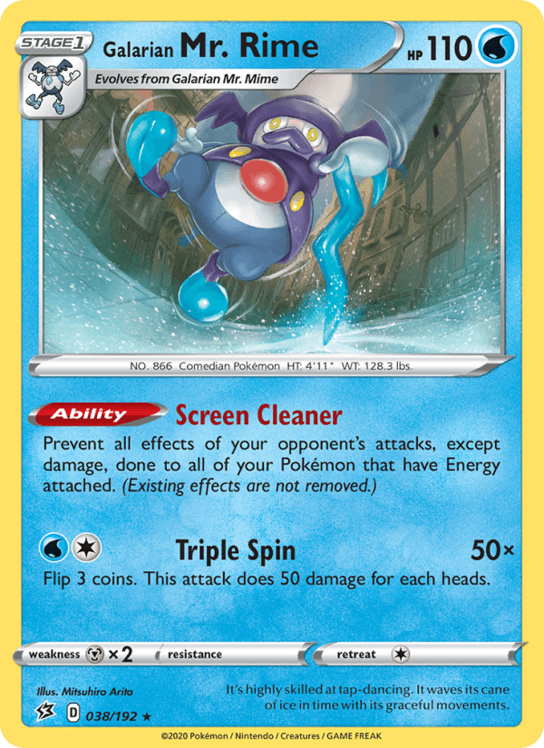 Galarian Mr. Rime - Rebel Clash 038/192