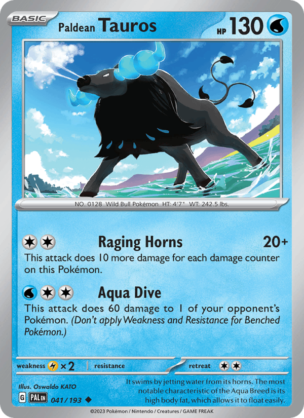 Paldean Tauros - Paldea Evolved 041/193