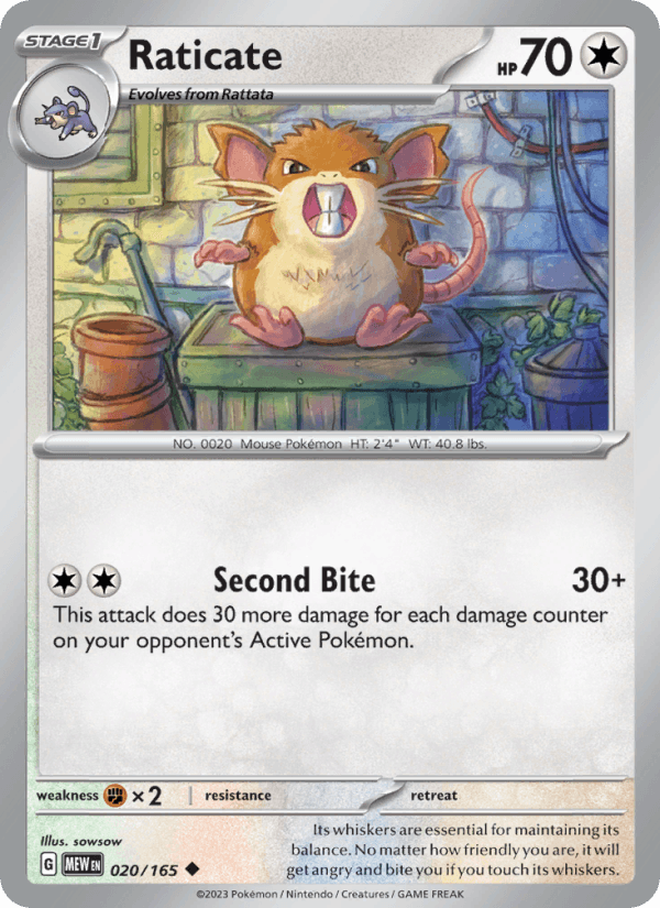 Raticate - 151 020/165