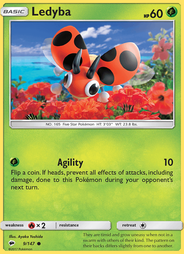 Ledyba - Burning Shadows 009/147