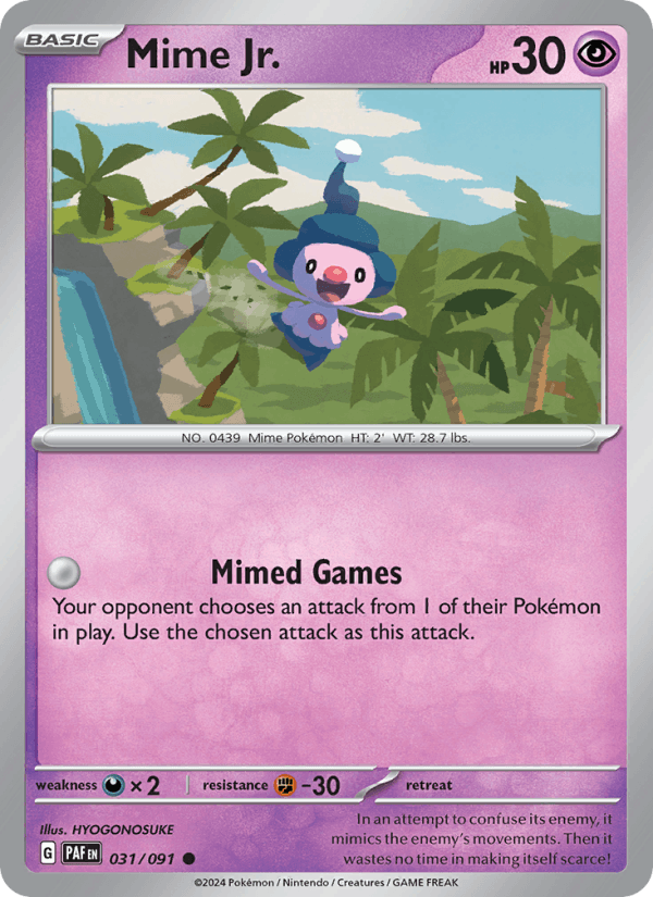 Mime Jr. - Paldean Fates 031/091