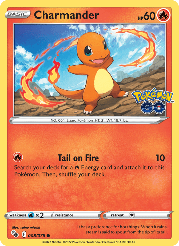Charmander - Pokémon GO 008/078