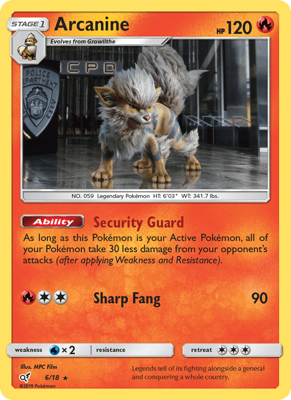 Arcanine - Detective Pikachu 006/018