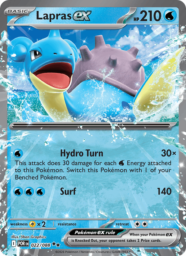 Lapras ex - Perfect Order 022/088