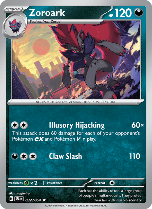 Zoroark - Shrouded Fable 032/064