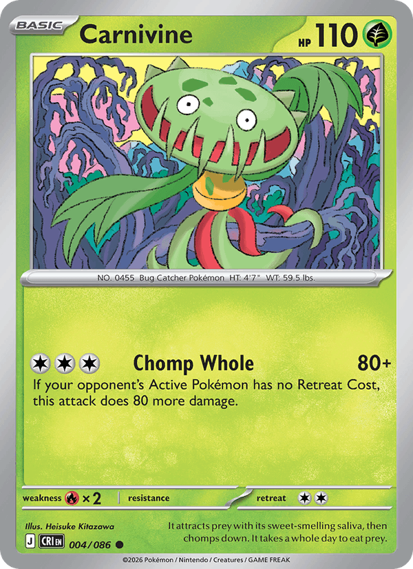 Carnivine - Chaos Rising 004/086