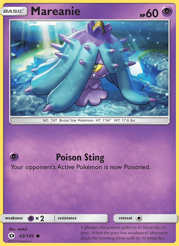 Mareanie - Sun & Moon 062/149