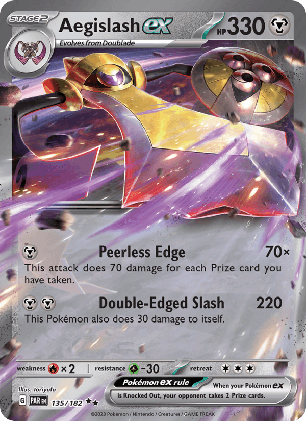 Aegislash ex - Paradox Rift 135/182