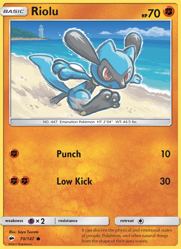 Riolu - Burning Shadows 070/147