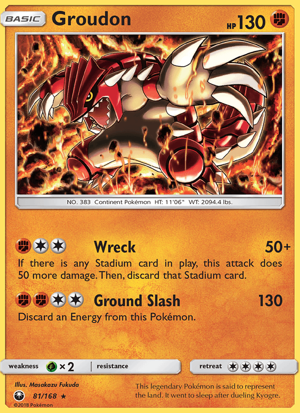 Groudon - Celestial Storm 081/168