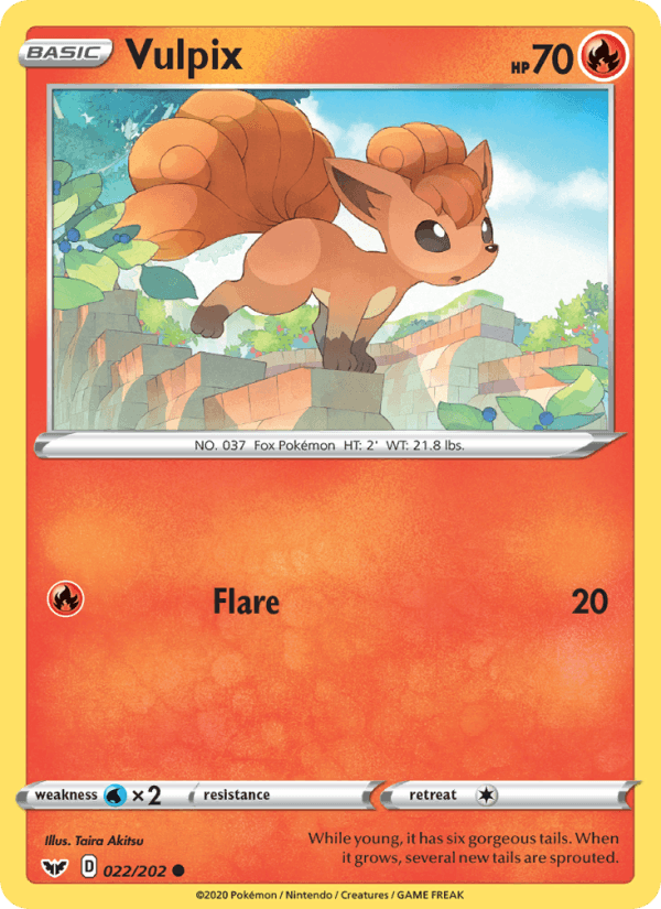 Vulpix - Sword & Shield 022/202
