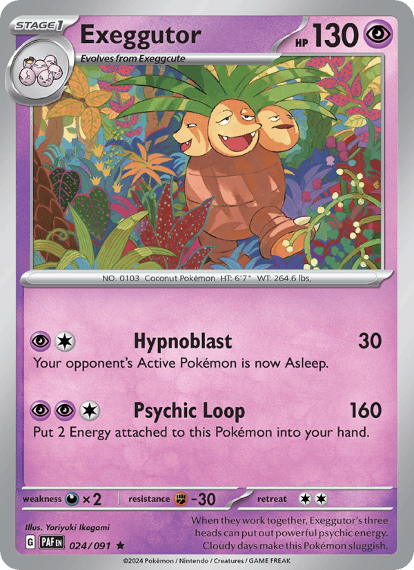 Exeggutor - Paldean Fates 024/091