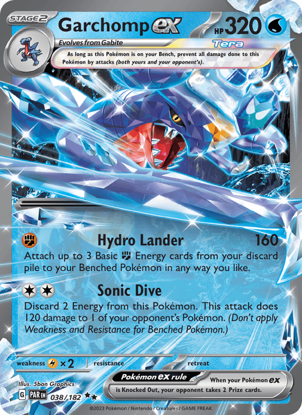 Garchomp ex - Paradox Rift 038/182