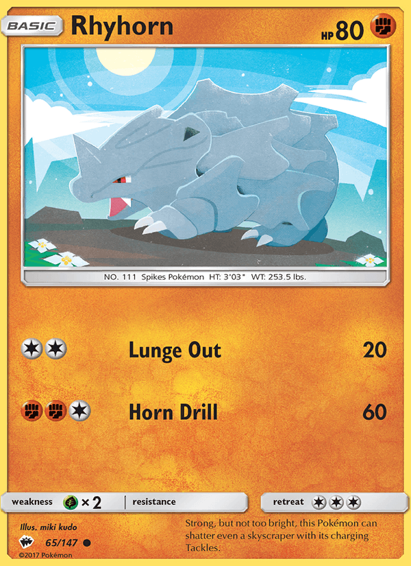 Rhyhorn - Burning Shadows 065/147