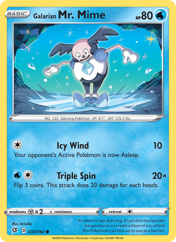Galarian Mr. Mime - Rebel Clash 037/192