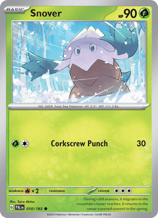 Snover - Paldea Evolved 010/193