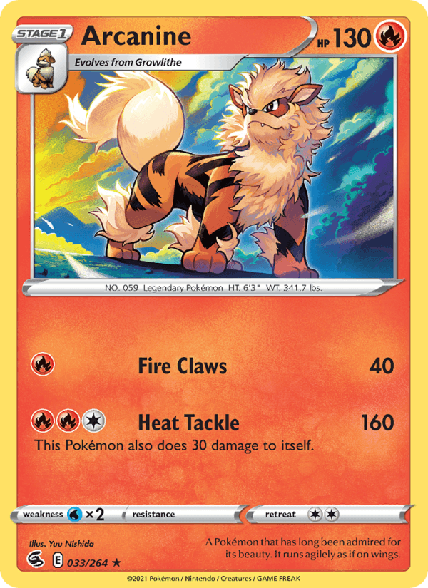 Arcanine - Fusion Strike 033/264
