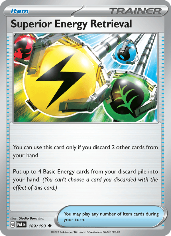 Superior Energy Retrieval - Paldea Evolved 189/193