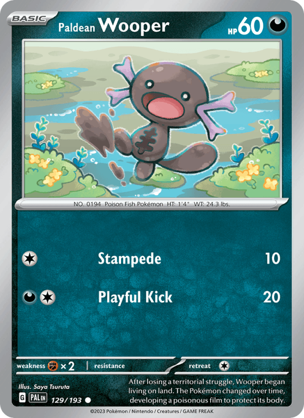 Paldean Wooper - Paldea Evolved 129/193