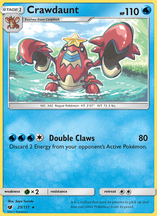 Crawdaunt - Crimson Invasion 025/111