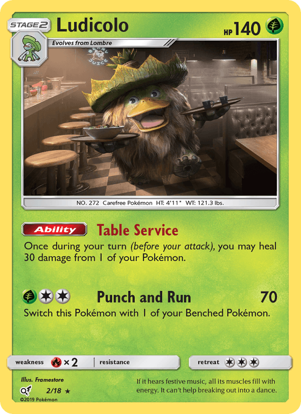 Ludicolo - Detective Pikachu 002/018