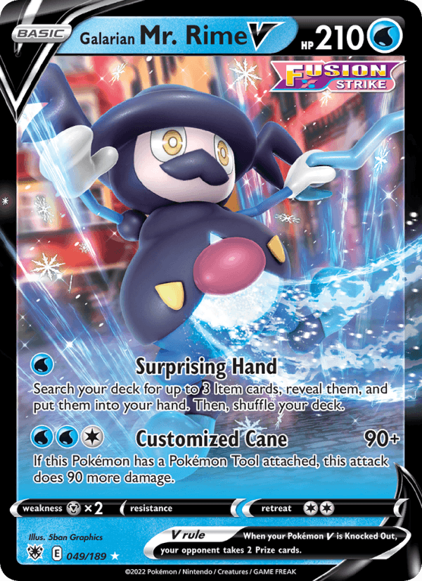 Galarian Mr. Rime V - Astral Radiance 049/189