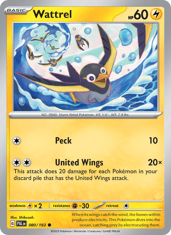 Wattrel - Paldea Evolved 080/193