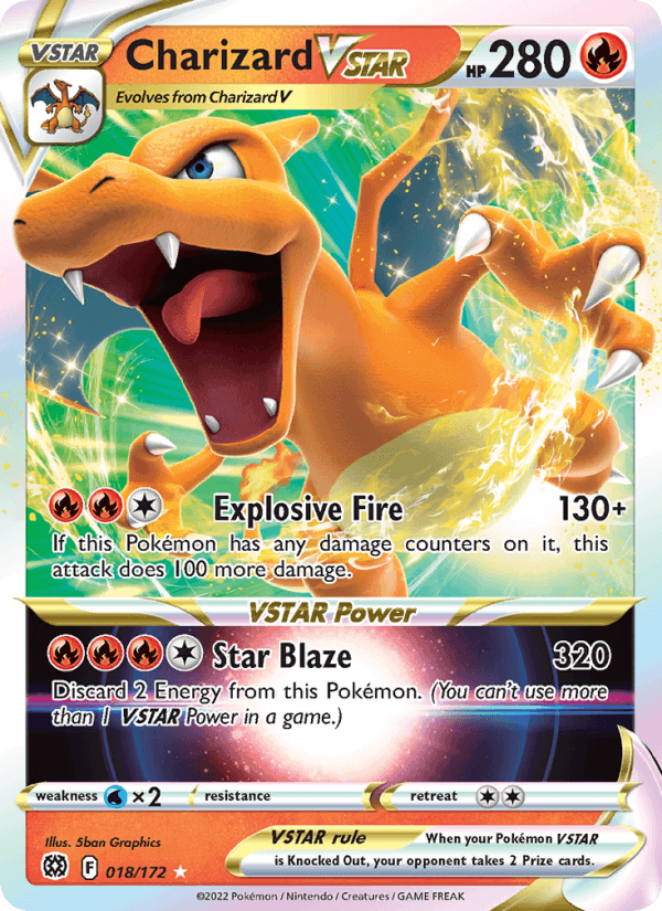 Charizard VSTAR - Brilliant Stars 018/172