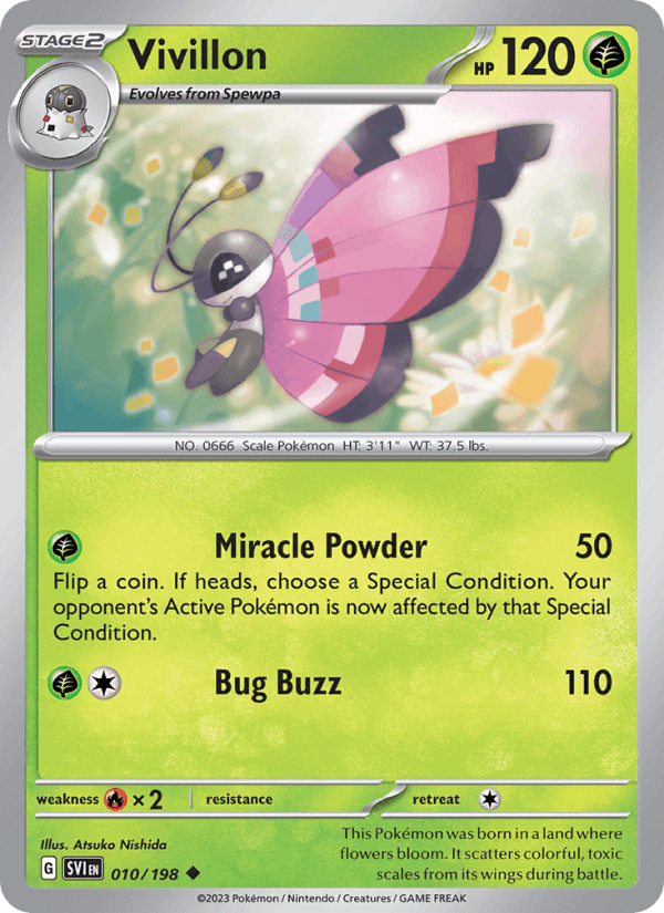 Vivillon - Scarlet & Violet 010/198
