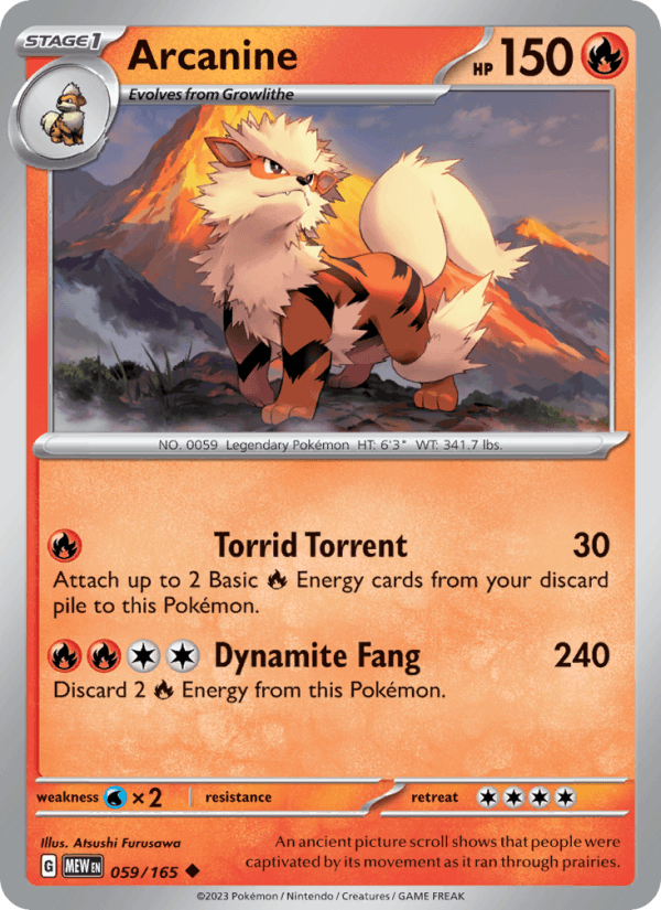Arcanine - 151 059/165