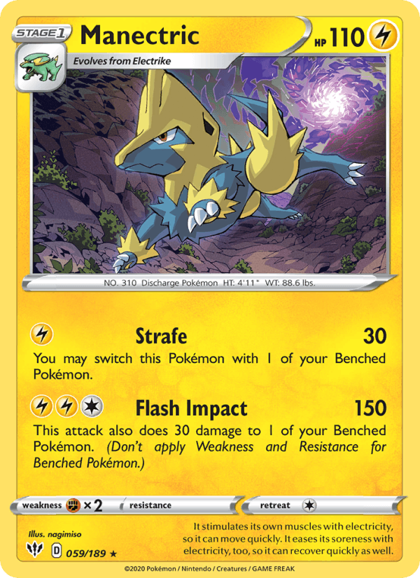 Manectric - Darkness Ablaze 059/189