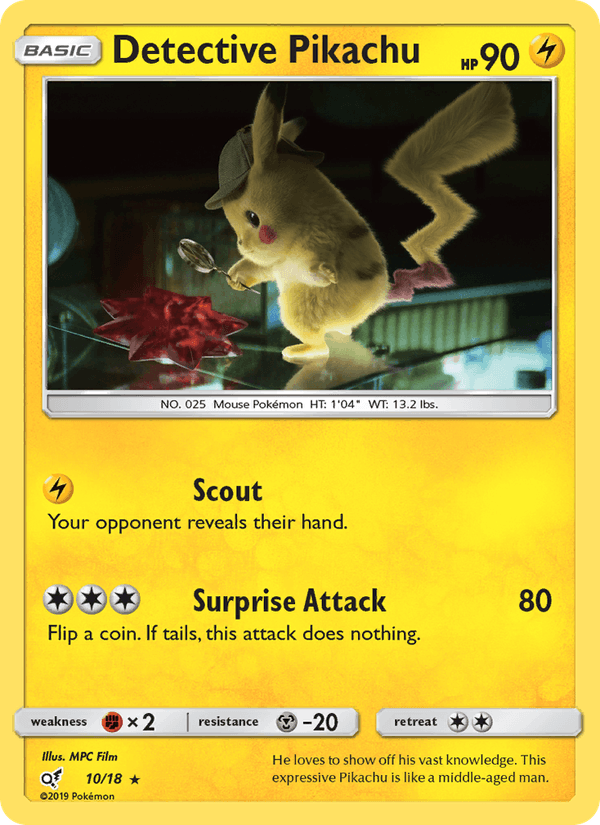 Detective Pikachu - Detective Pikachu 010/018