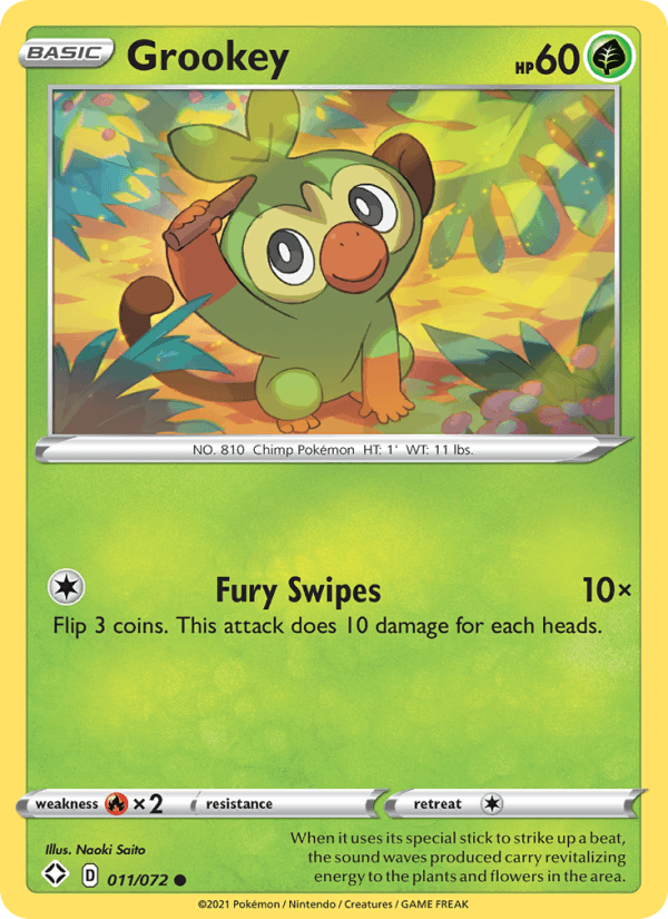 Grookey - Shining Fates 011/072