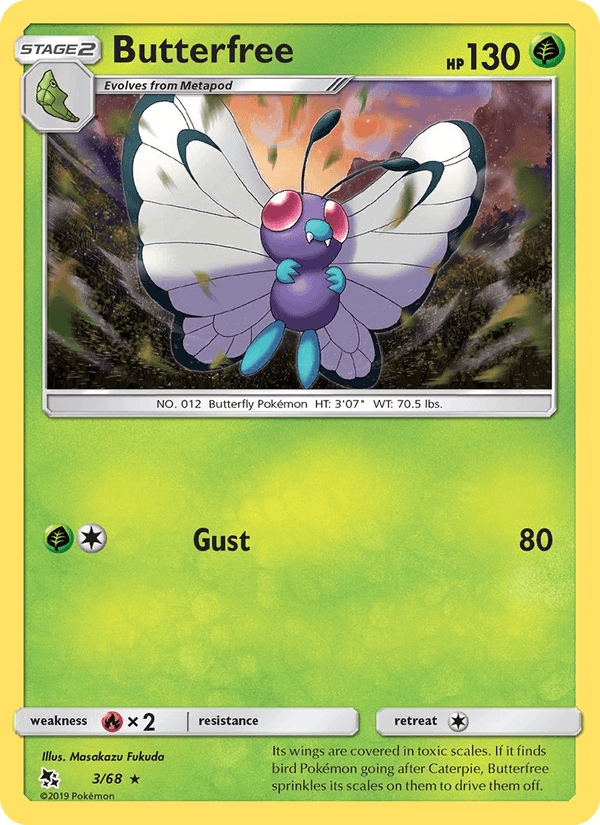Butterfree - Hidden Fates 003/068