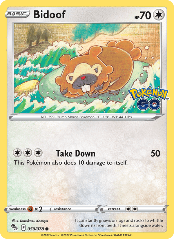 Bidoof - Pokémon GO 059/078