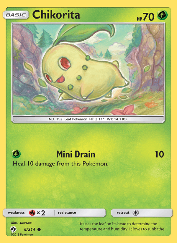 Chikorita - Lost Thunder 006/214