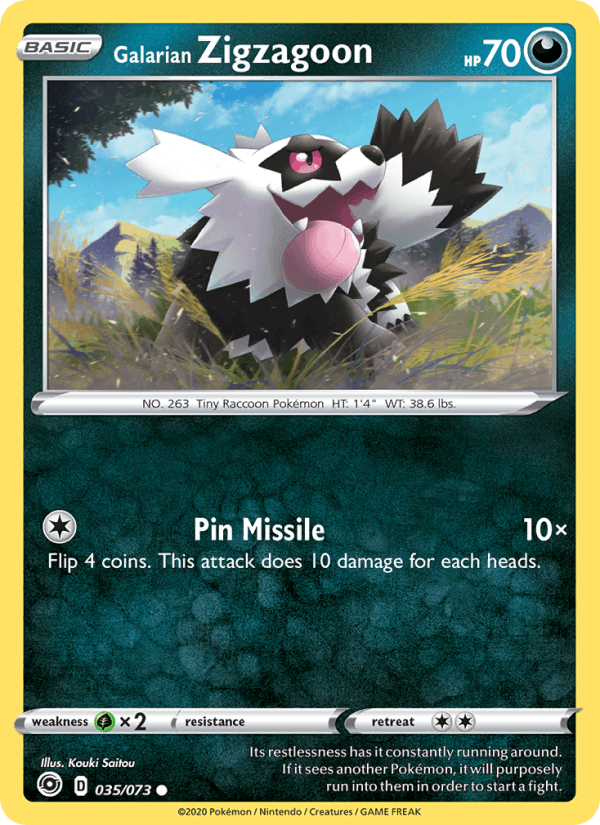 Galarian Zigzagoon - Champion's Path 035/073