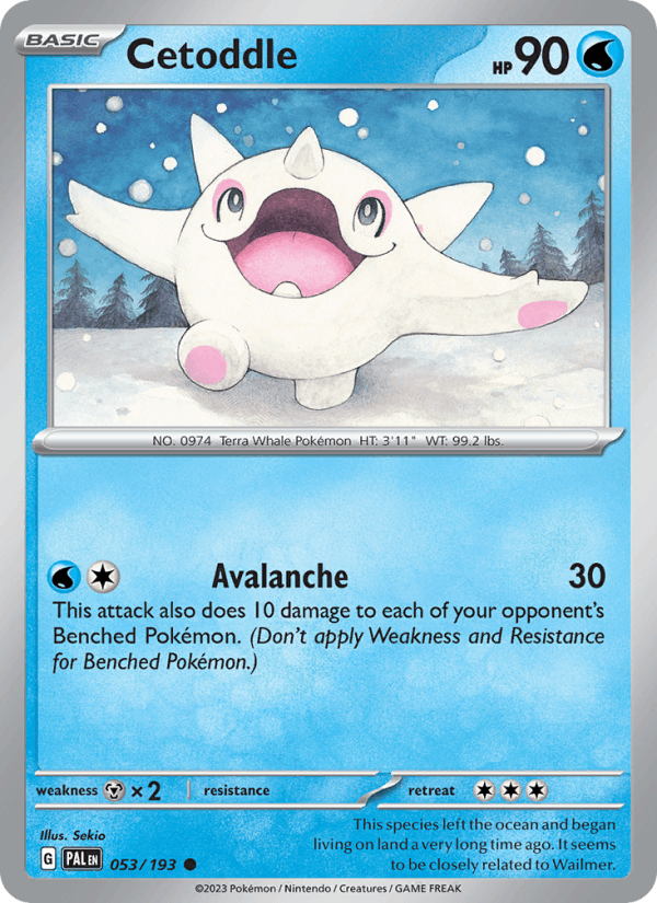 Cetoddle - Paldea Evolved 053/193