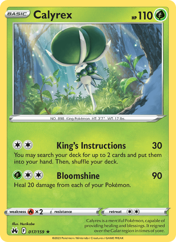 Calyrex - Crown Zenith 017/159