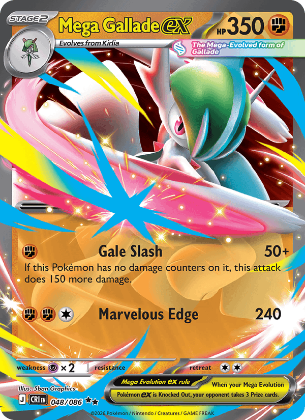 Mega Gallade ex - Chaos Rising 048/086