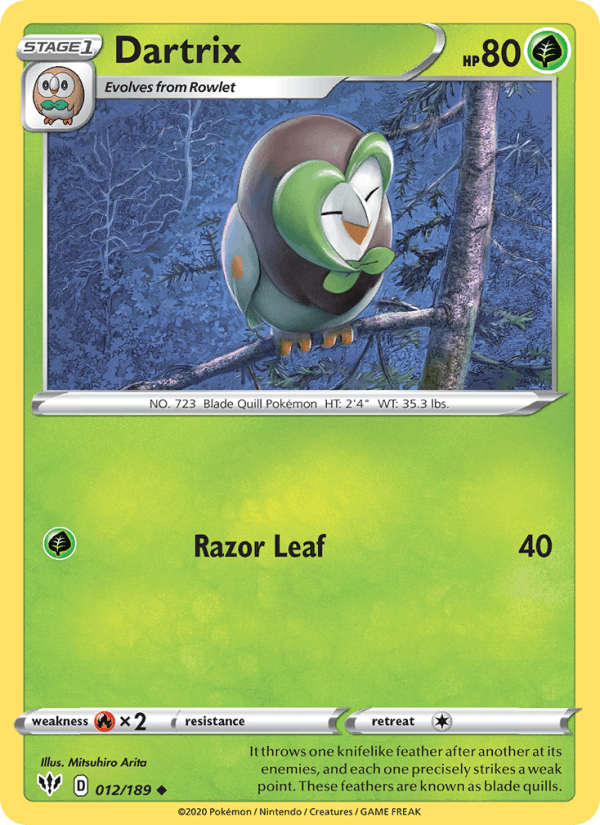 Dartrix - Darkness Ablaze 012/189