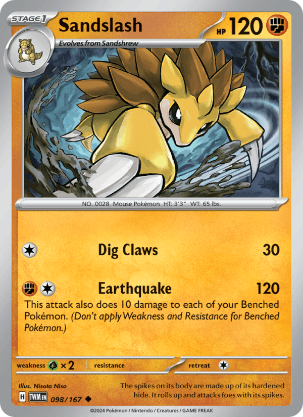 Sandslash - Twilight Masquerade 098/167
