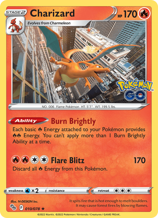 Charizard - Pokémon GO 010/078