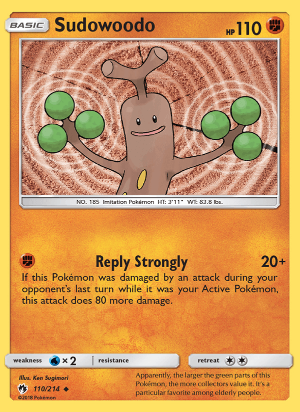 Sudowoodo - Lost Thunder 110/214