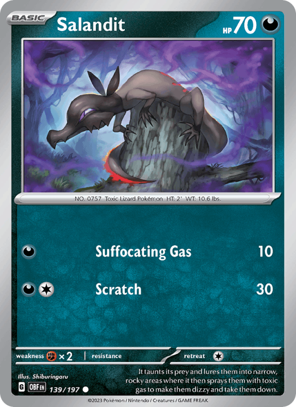 Salandit - Obsidian Flames 139/197