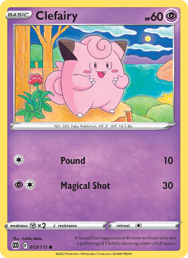 Clefairy - Brilliant Stars 053/172