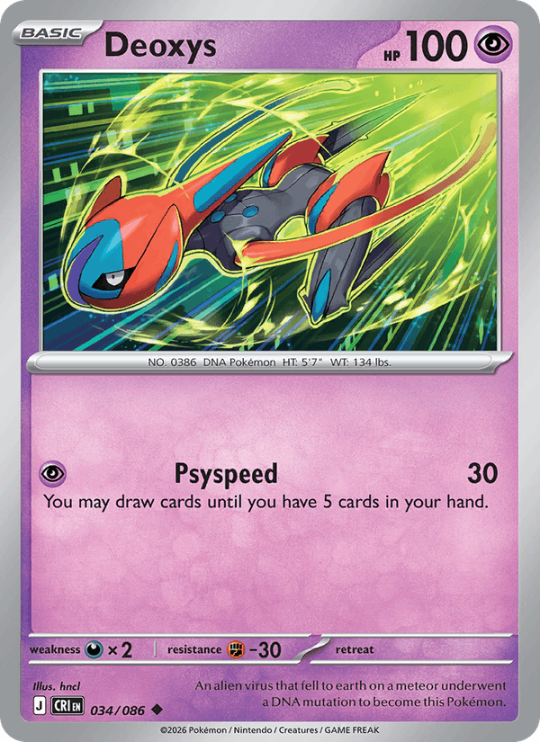 Deoxys - Chaos Rising 034/086