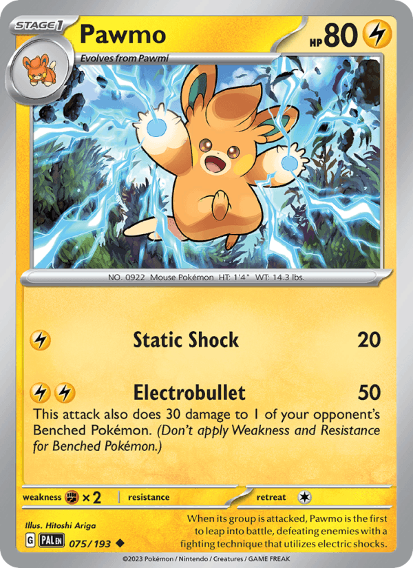 Pawmo - Paldea Evolved 075/193
