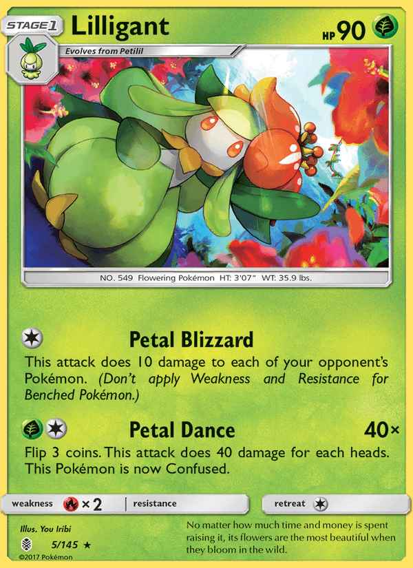 Lilligant - Guardians Rising 005/145